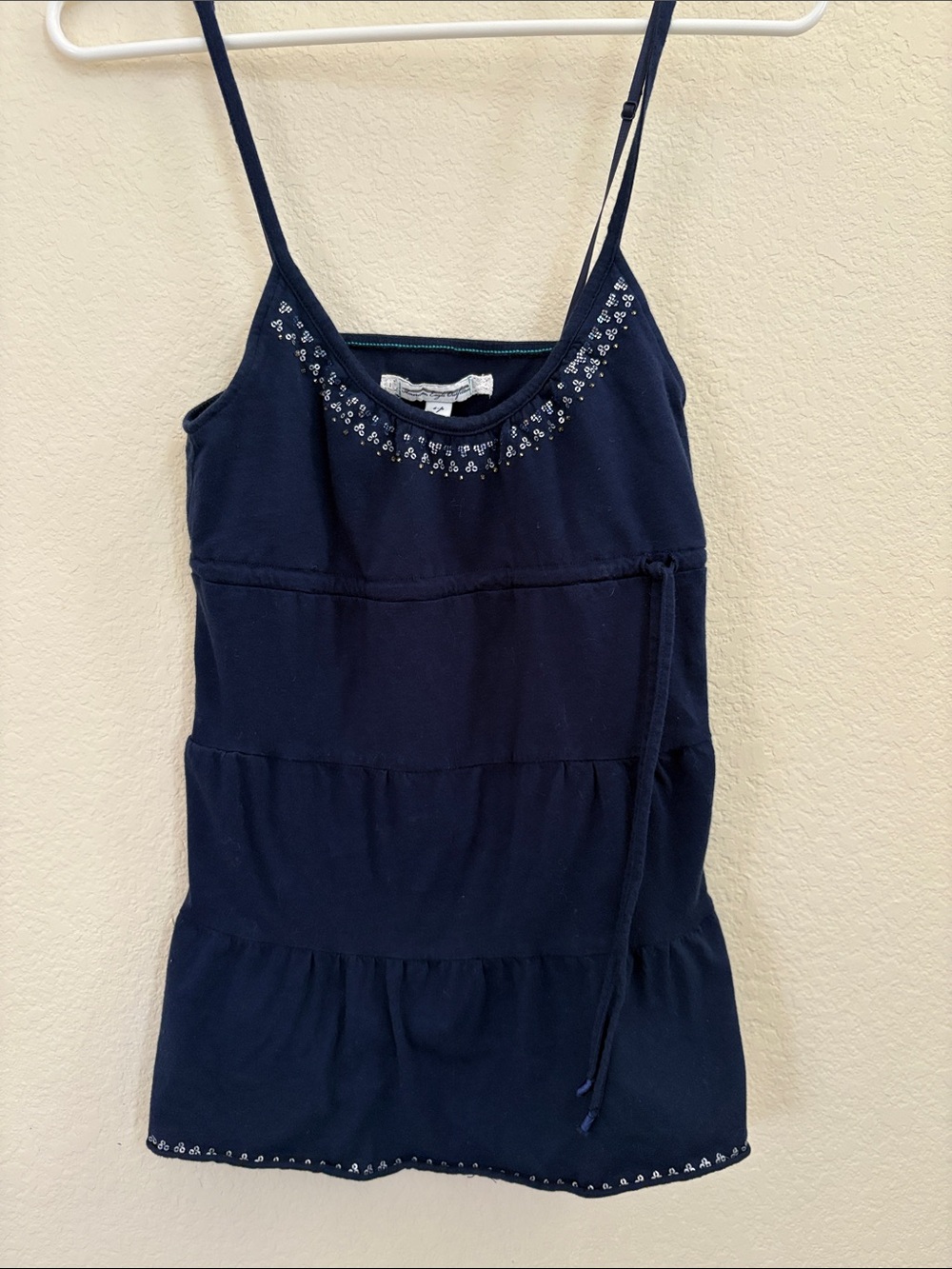 American Eagle Girl’s Navy Spaghetti Strap Tank Top